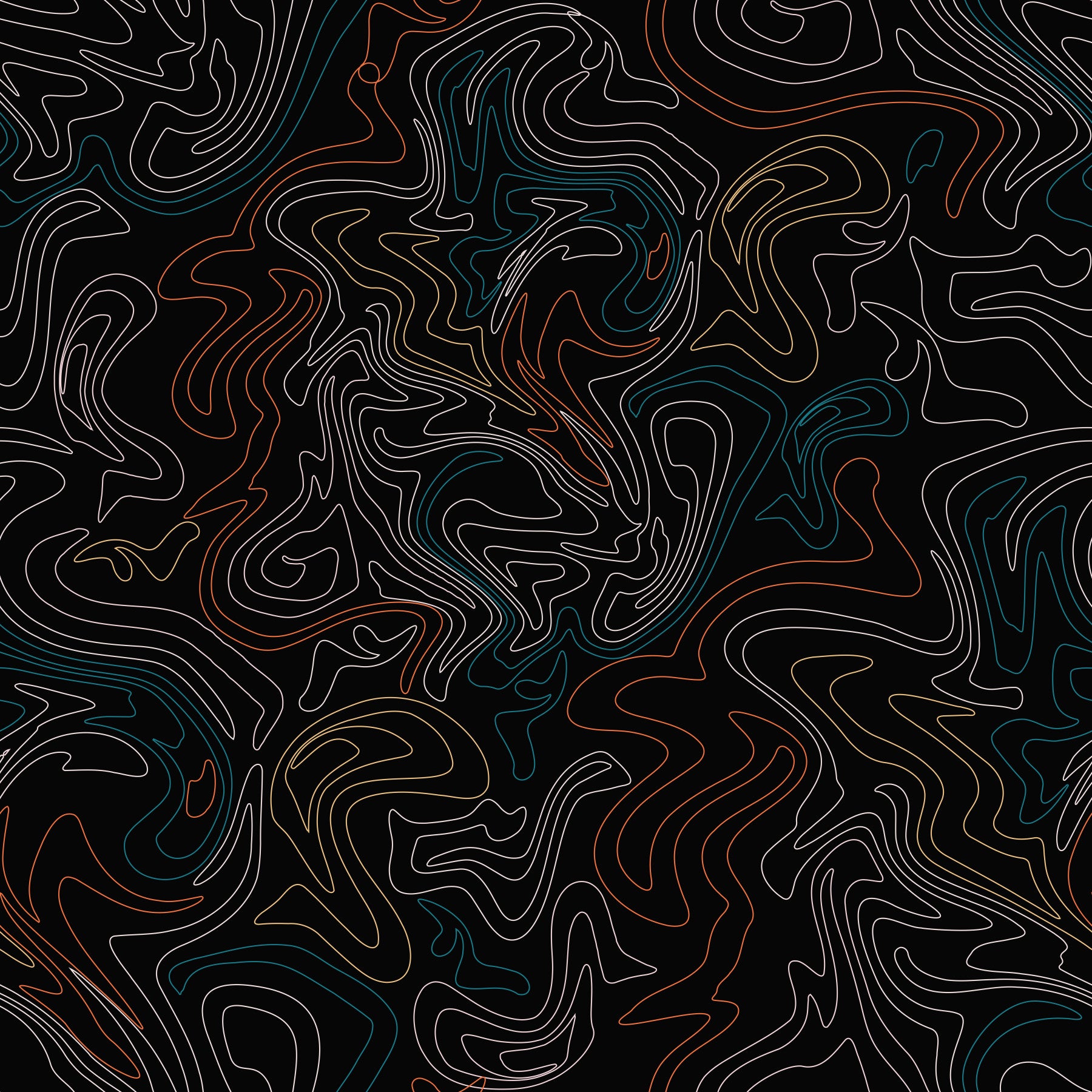 Minimalistyczna tapeta topograficzna „Flow”