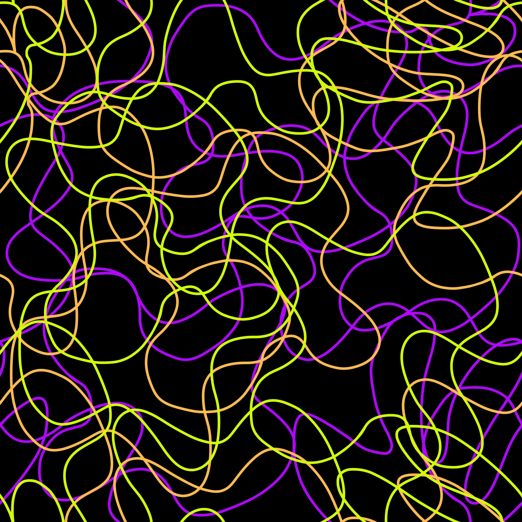 Tangled Glow – modern kunstbehang