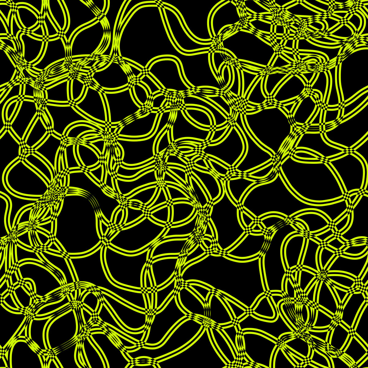Electric Neon Grid Lines Wallpaper⁠