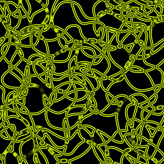 Electric Neon Grid Lines Wallpaper⁠
