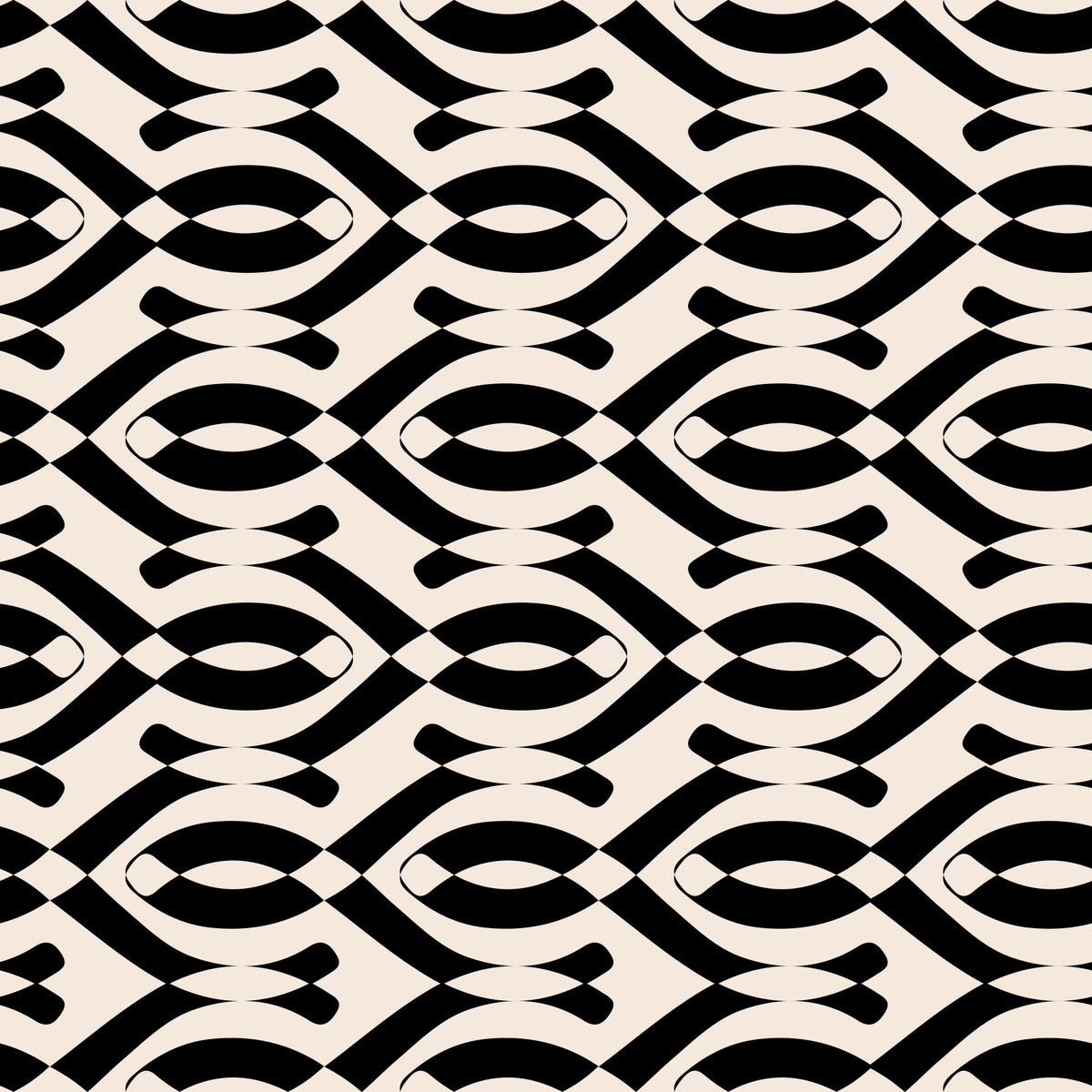 Minimalistische lineare Harmonie-Tapete in your room — zoomed