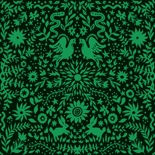 Forest Folk Tale Botanical Wallpaper⁠