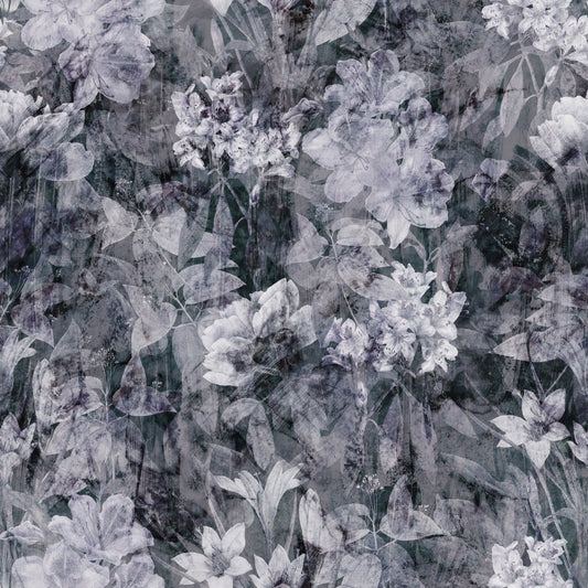 Midnight Flora Grunge-tapet