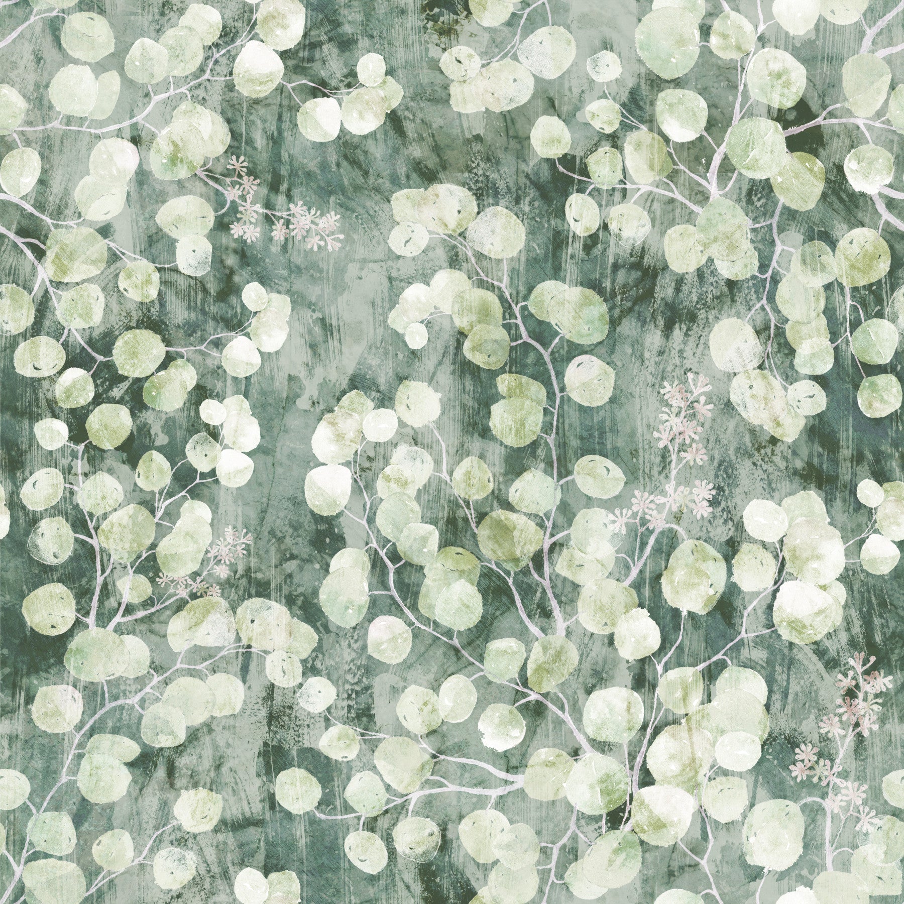 Eucalyptus Mist Brushstroke Wallpaper⁠