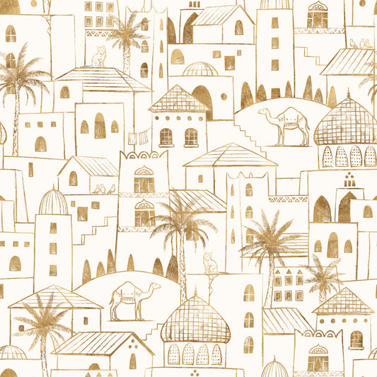 Desert Dreams-schetsbehang
