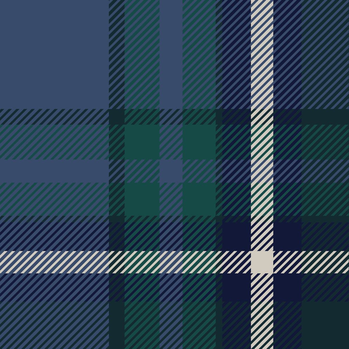 Perinteikäs ruututartan-tapetti