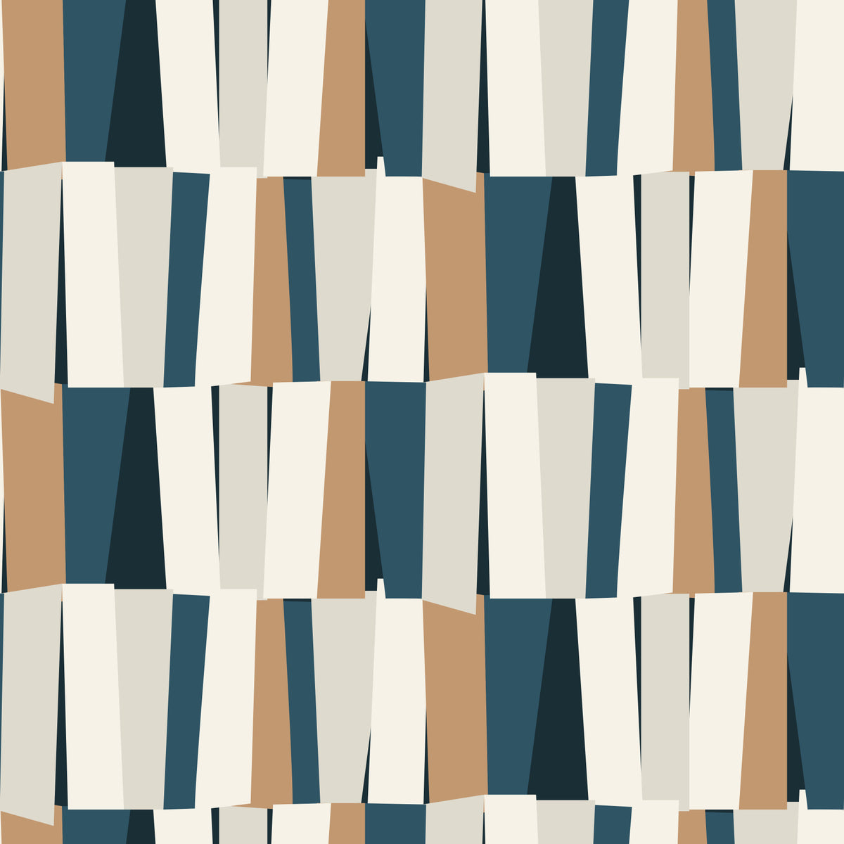 Abstract Geometric Vertical Panel Art Wallpaper⁠ in your room — zoomed
