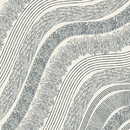 Charcoal Rippled Texture Design Wall Mural