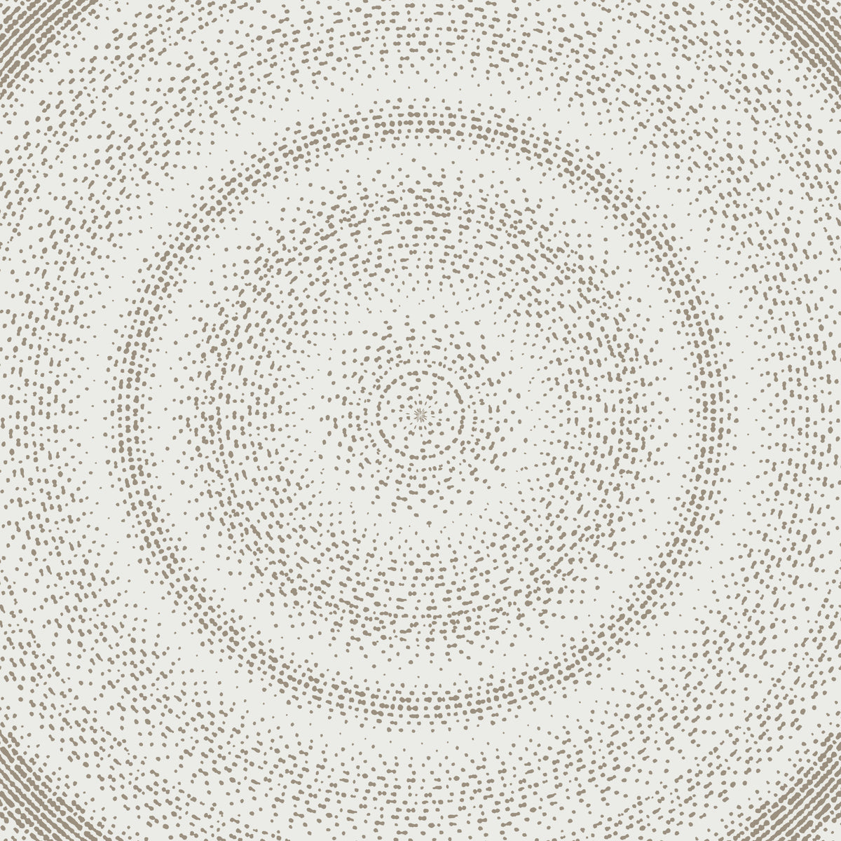 Minimalistische Wandtapete mit Punktwellenmuster in your room — zoomed