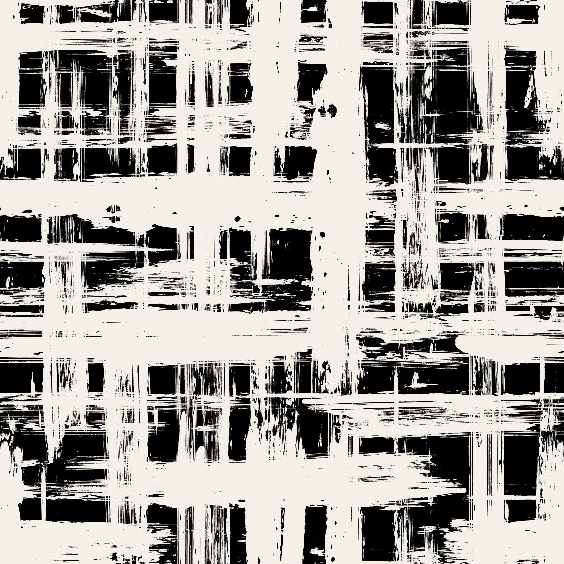 Monochrome behang met kruisarceringstextuur