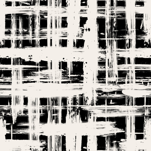 Monochrome behang met kruisarceringstextuur