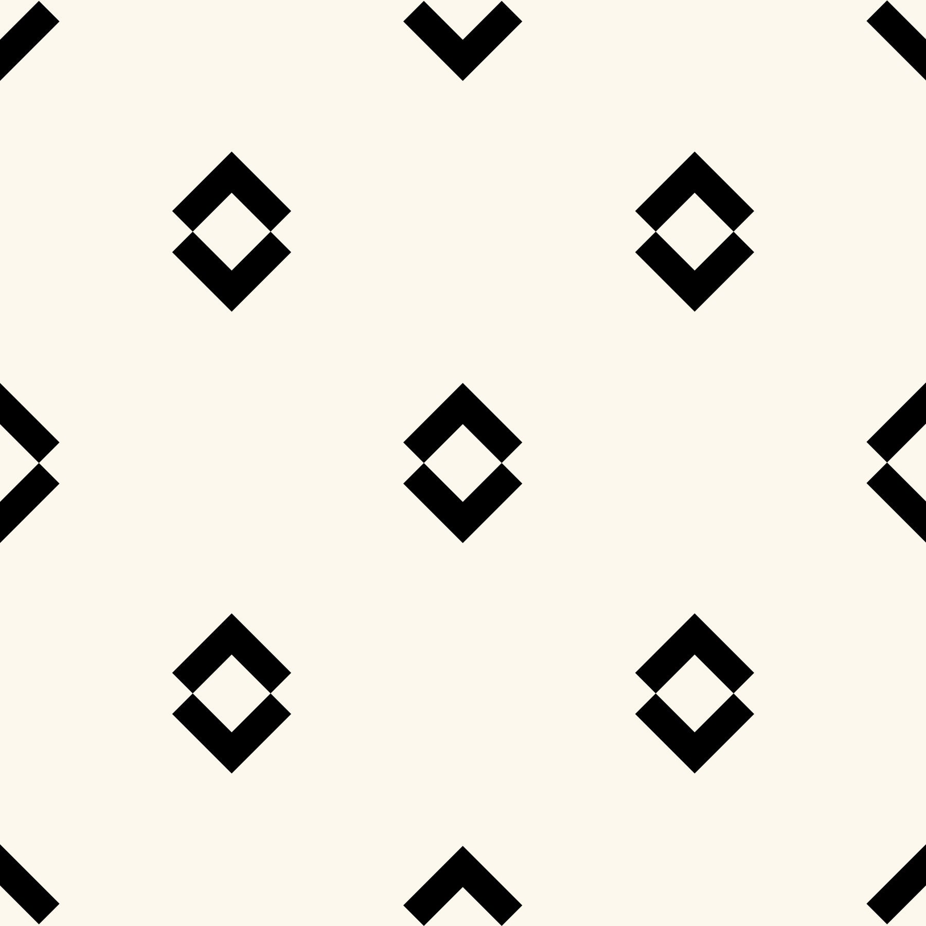 Minimalistyczna czarno-biała tapeta z geometryczną siatką diamentów