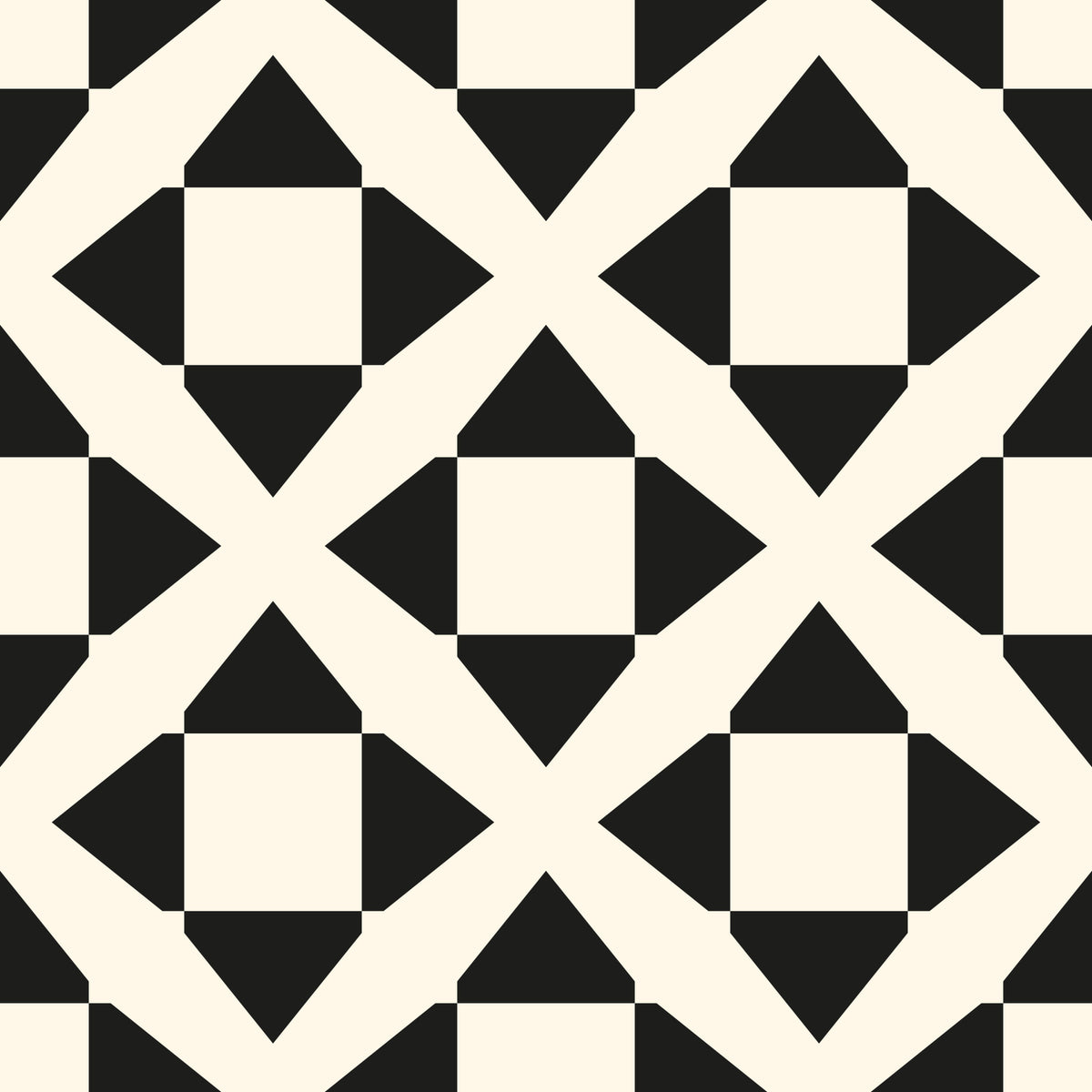 Minimalist Diamond Grid Wallpaper⁠ in your room