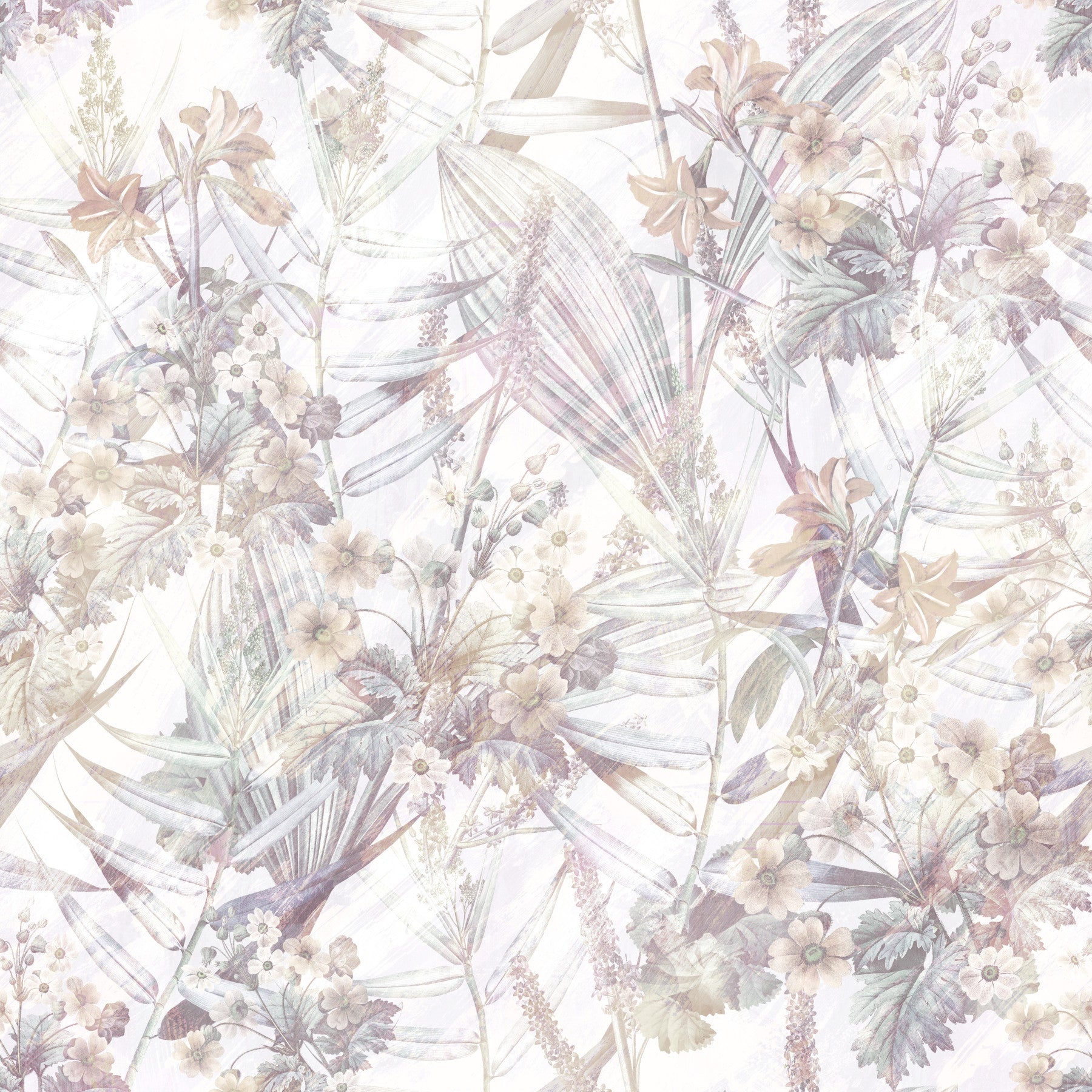 Ätherische Wiesenblüten-Tapete geschniegelt