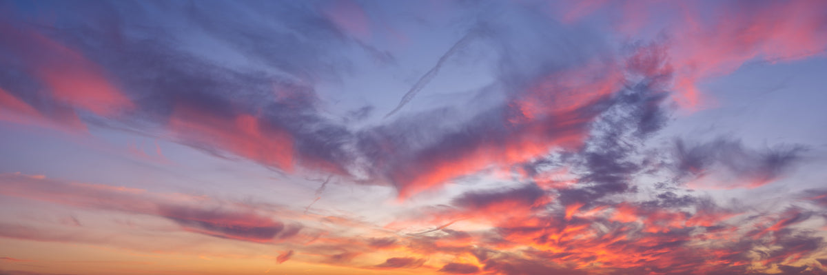 夕暮れの雲景 アート壁画