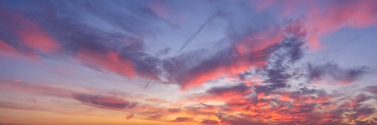 夕暮れの雲景 アート壁画