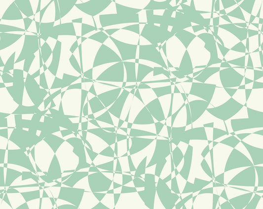 Abstract Sage Arc Flow Wallpaper⁠
