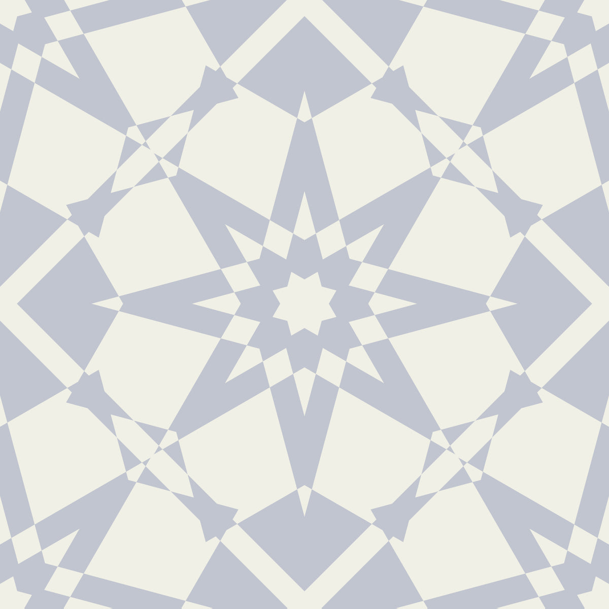 Minimalistische symmetrische Sternenexplosions-Tapete in your room