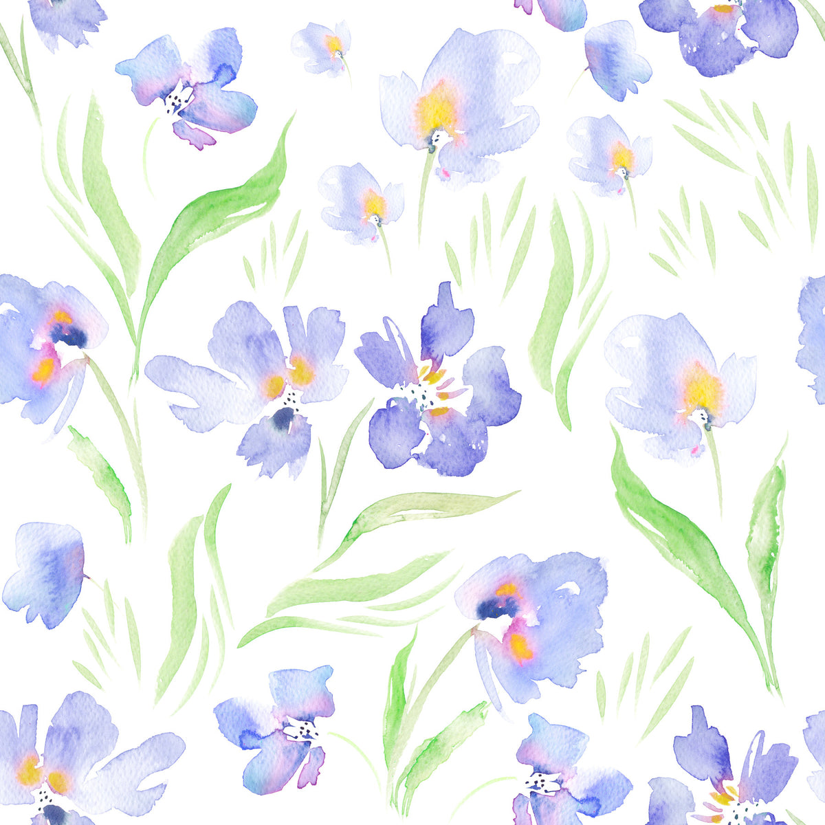 Soft Lavender Botanical Garden Wallpaper⁠ in your room — zoomed