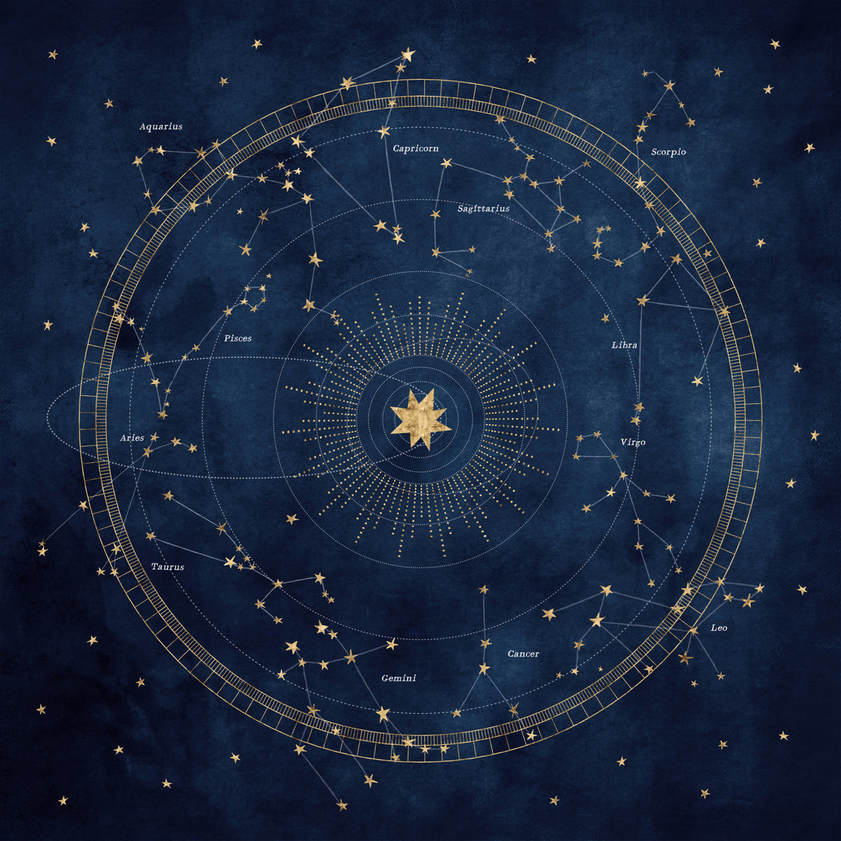 Fototapeta ścienna Cobalt Astro Wheel in your room — zoomed