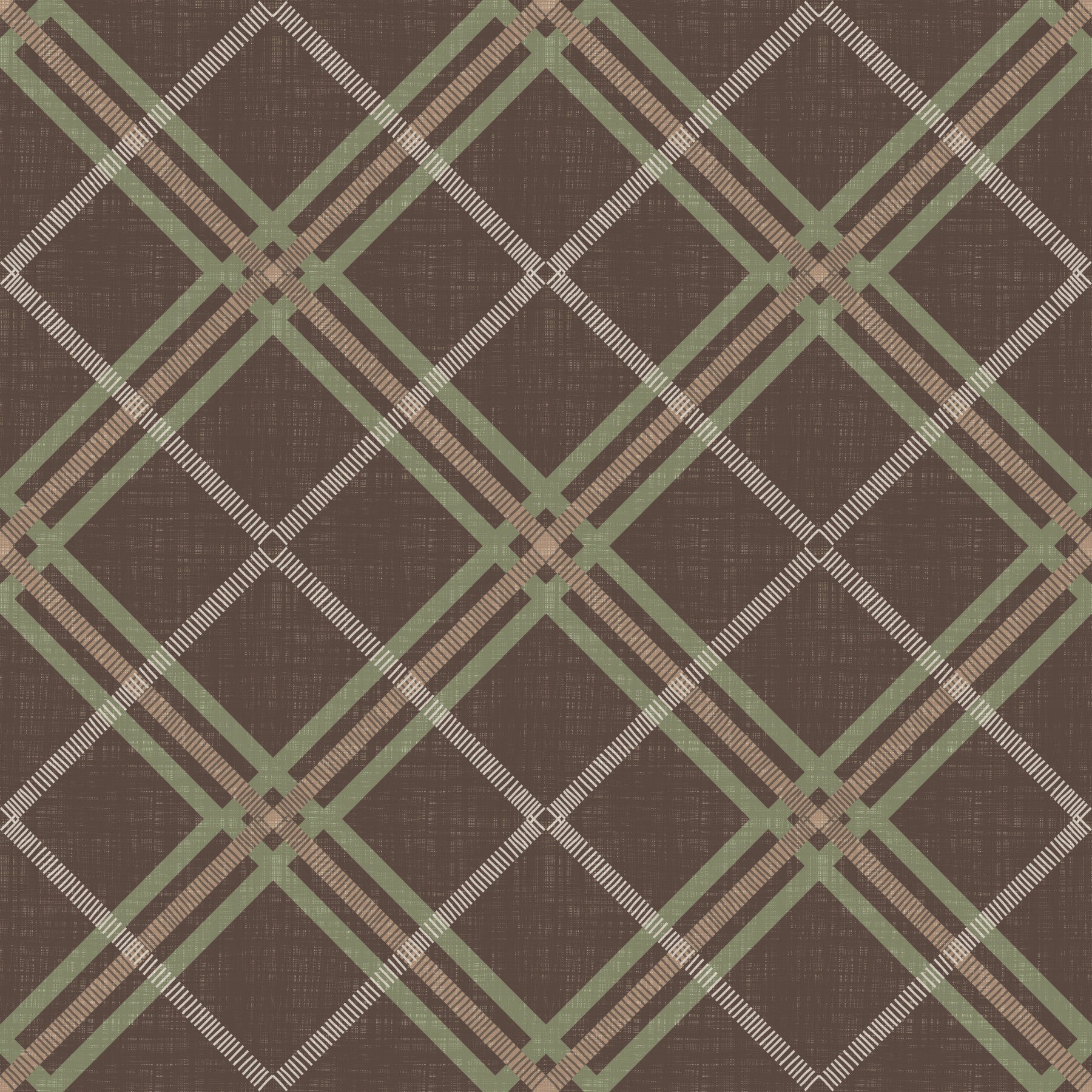 Héritage hivernal – Papier peint à carreaux tartan, treillis et quadrillage dans des tons doux et subtils