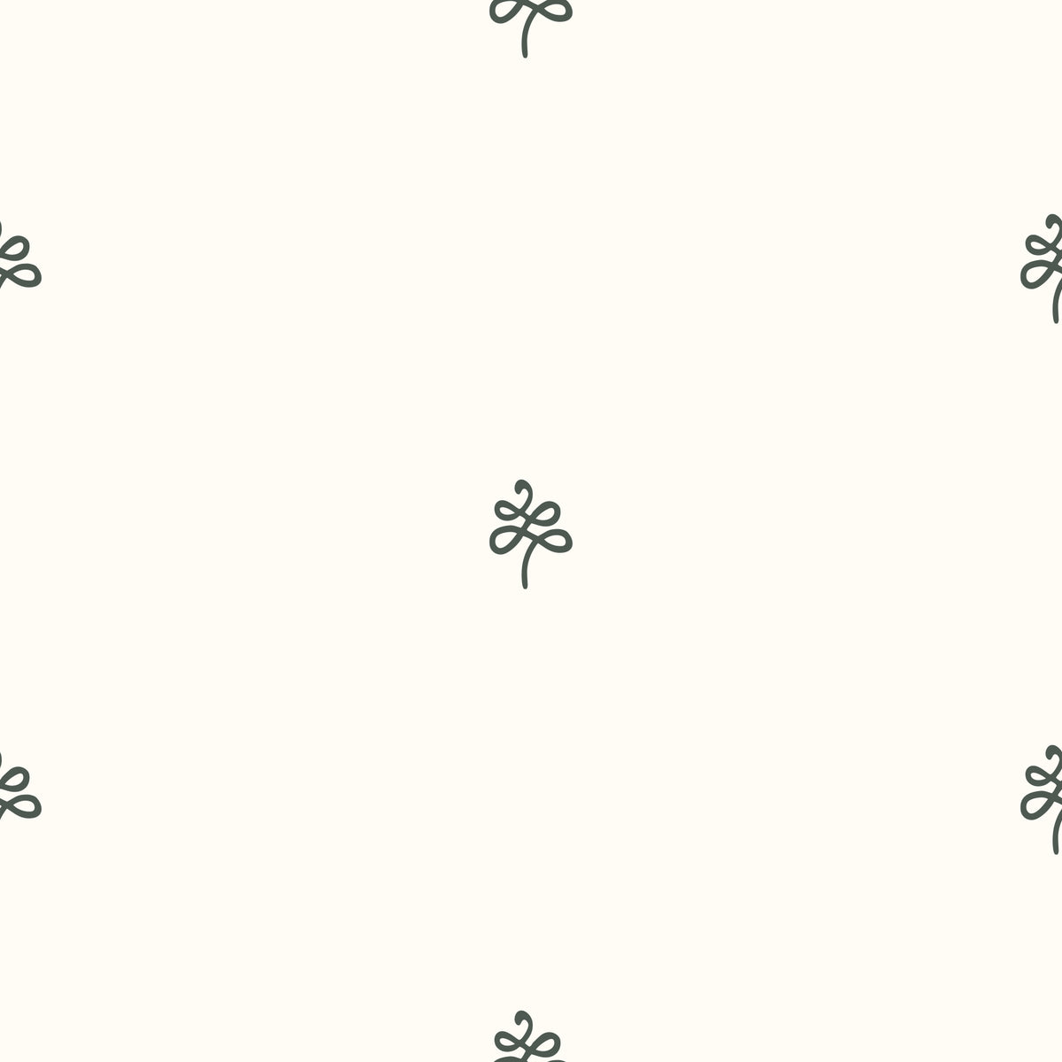 Minimalistisk tapet med håndtegnede ornamenter in your room — zoomed