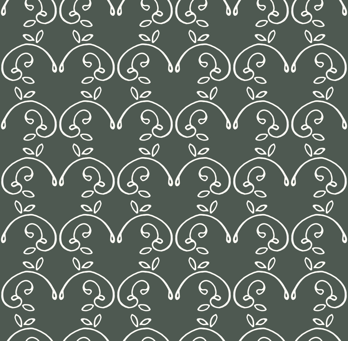 Papier peint à motif d’arche organique vert sauge in your room