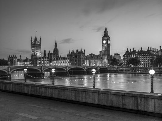 Westminster Riverside Schemeringmuurschildering