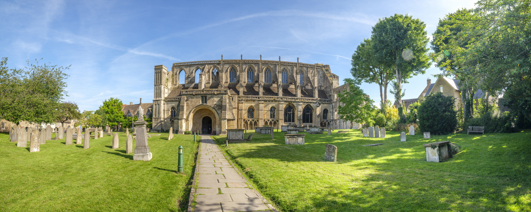 Fototapeta ścienna Stone Abbey Garden Vista