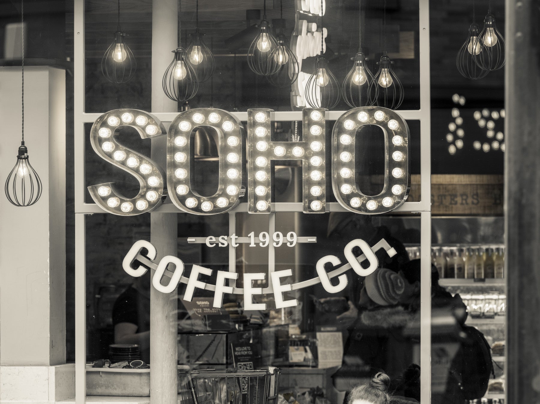 Metropolitan Coffee House Marquee Wall Mural