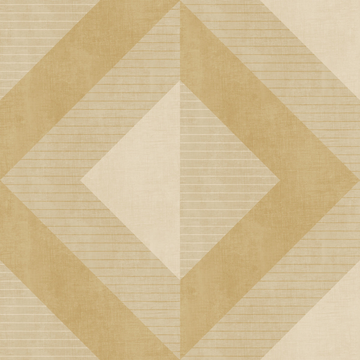 Tapeta ze złotym geometrycznym motywem rombów
