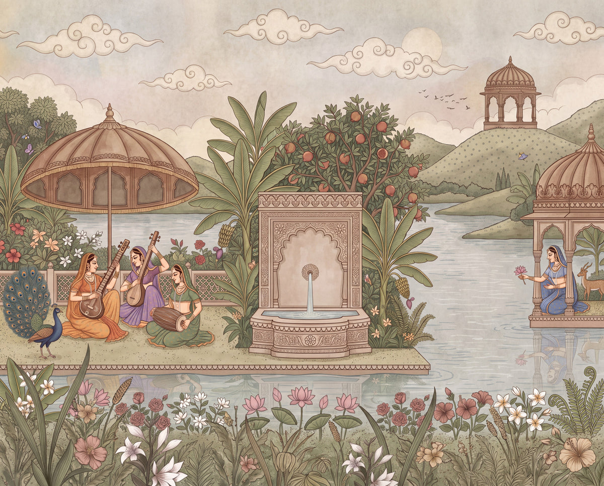 Fresque murale Le jardin enchanté de Raag-RJM08 in your room