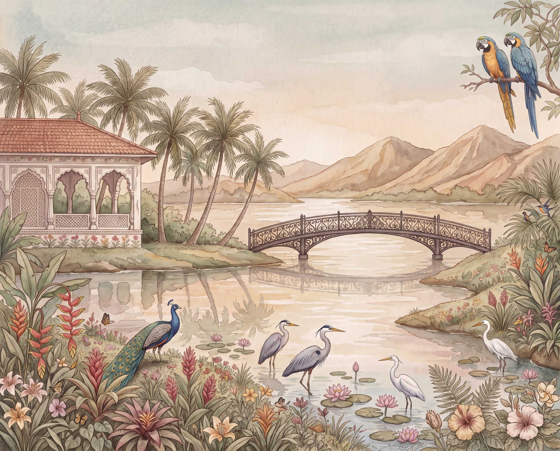 Mural de parede Jheel Kinara