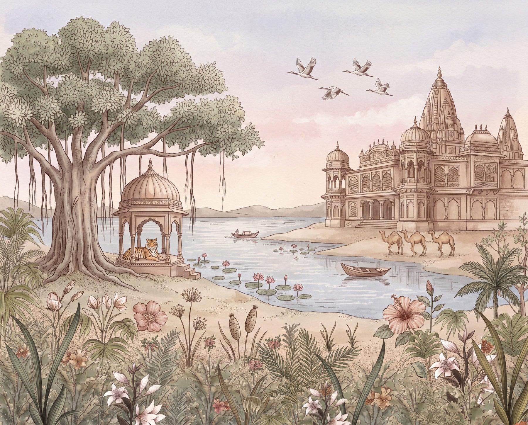 Mural de parede Pavitra Sarovar