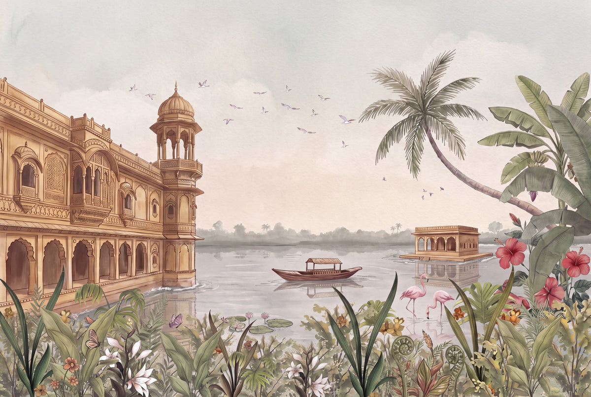 Jheel Mahal Wandgemälde