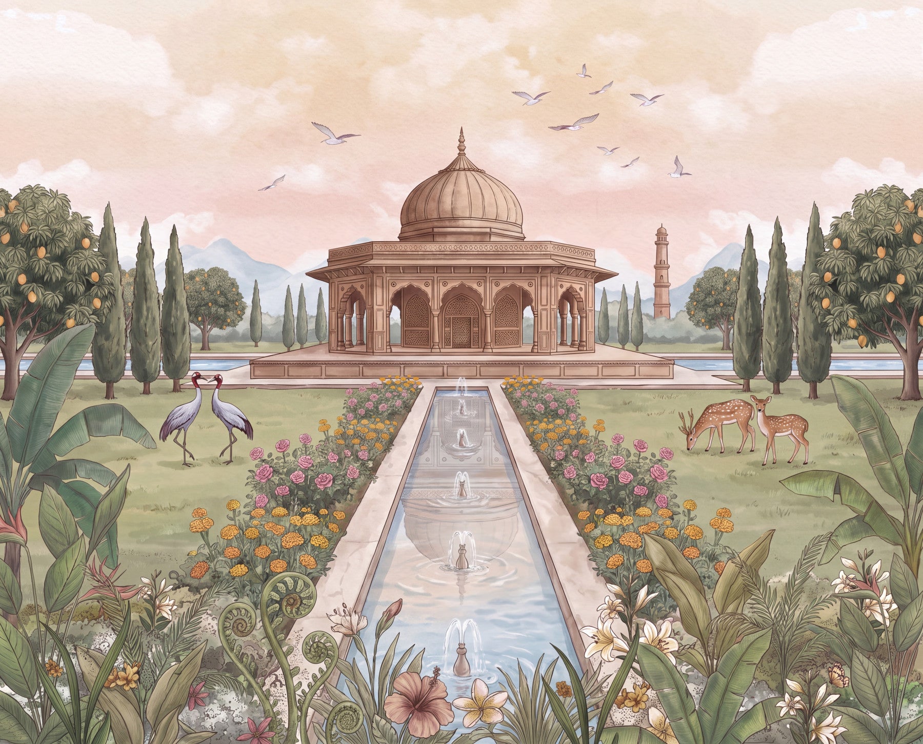 Baradari Bagh Royale Wall Mural
