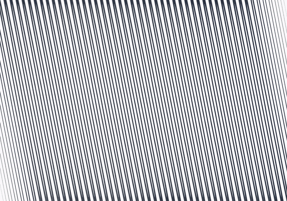 Vægmaleri med skråt lineært monokromt mønster in your room — zoomed