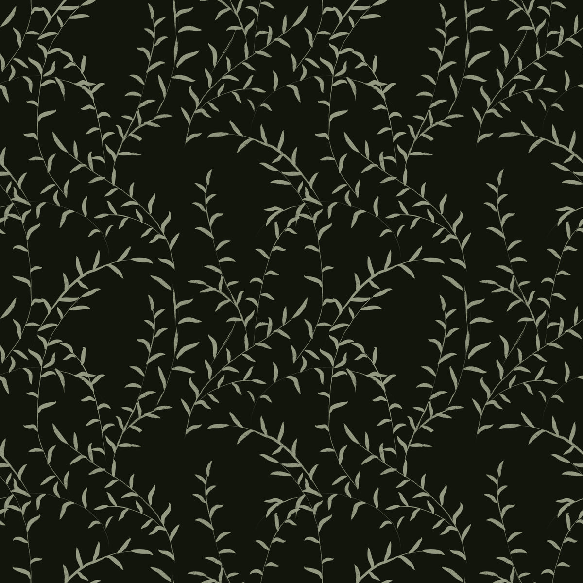 Papier peint silhouette de branche de saule minimaliste⁠ in your room