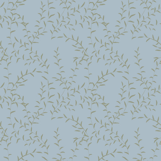 Minimalist Willow Leaf Stream Wallpaper⁠