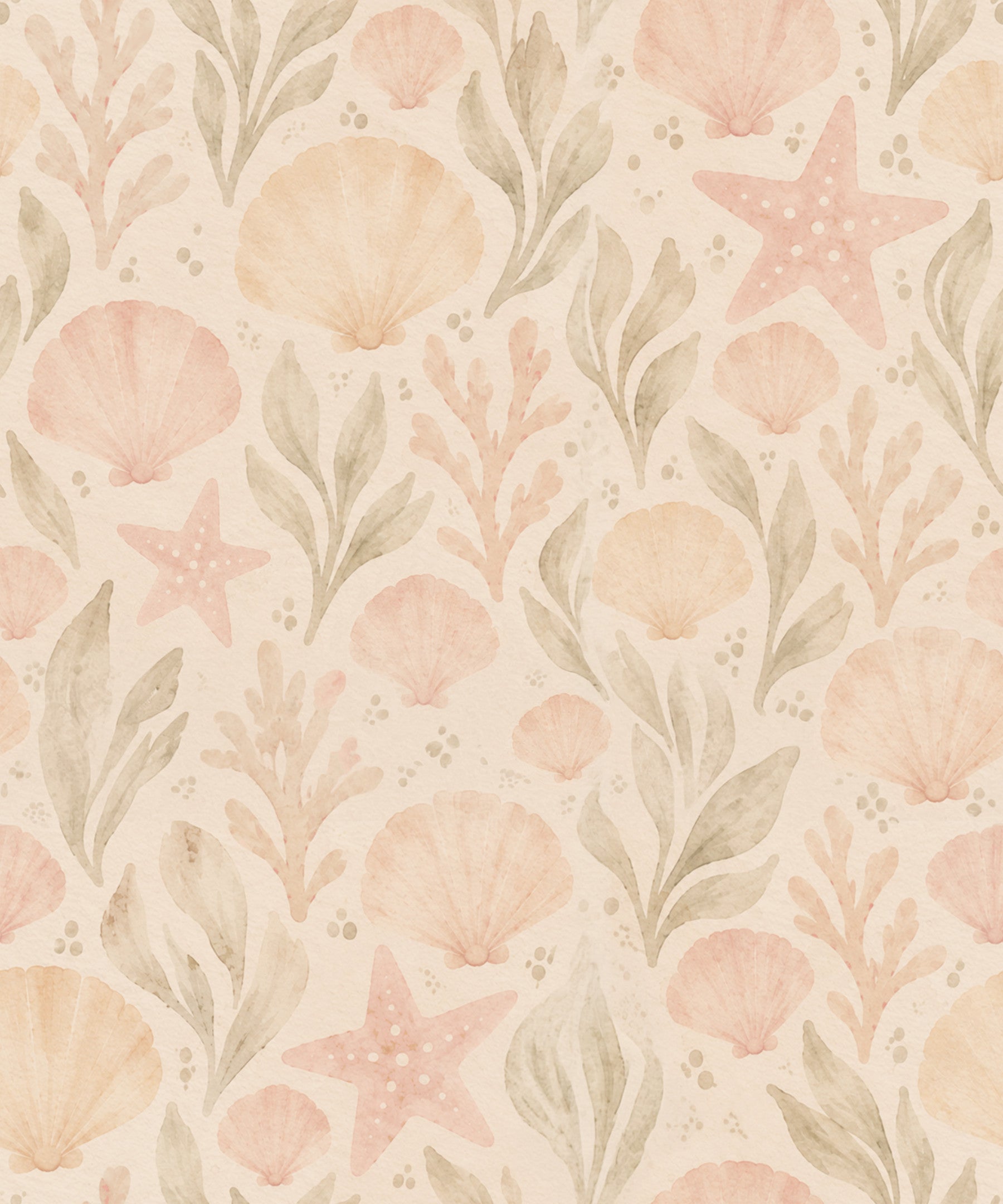 Carta da parati Seashell Garden⁠