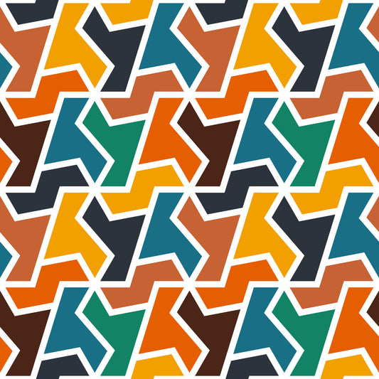 Abstracte polygonen en vormen behang⁠