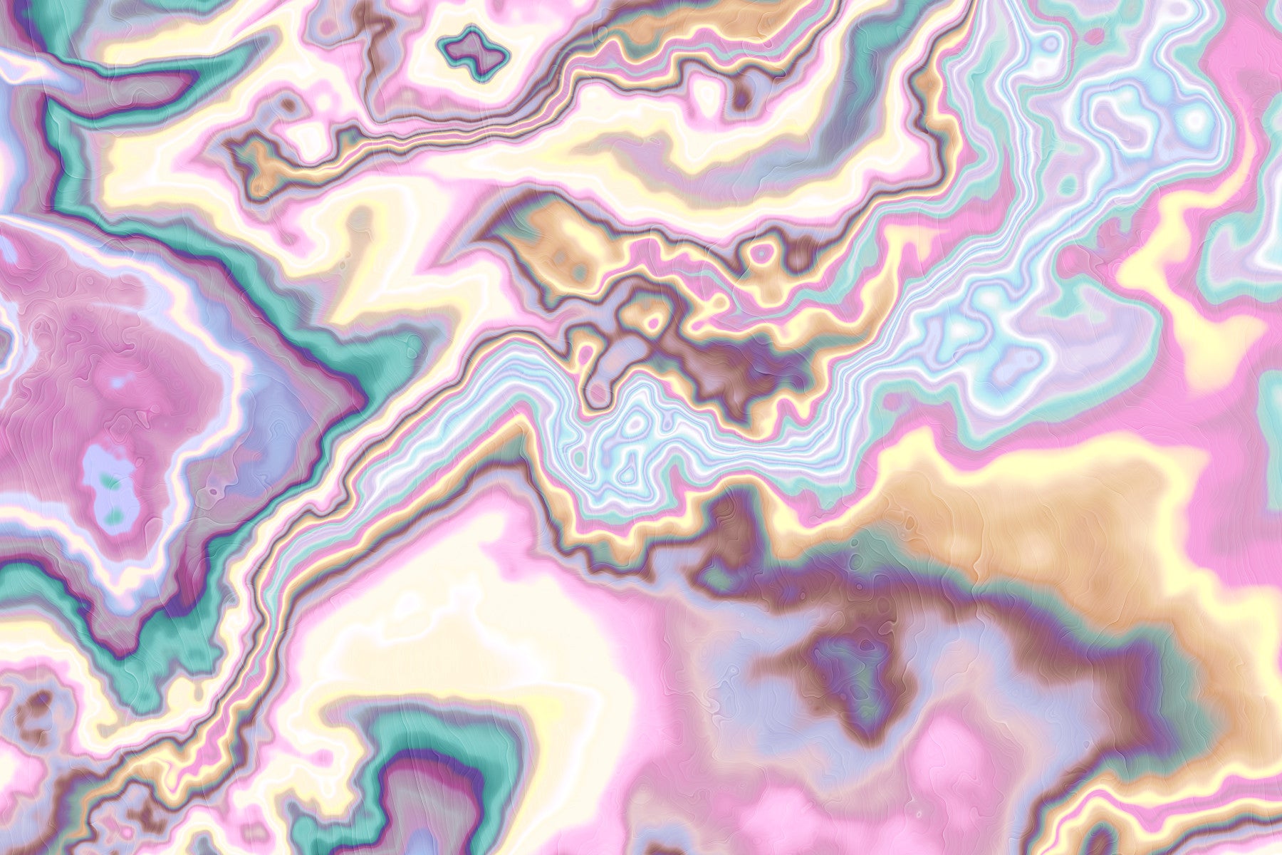 Wandbild „Liquid Dreamscape Curves Marble“