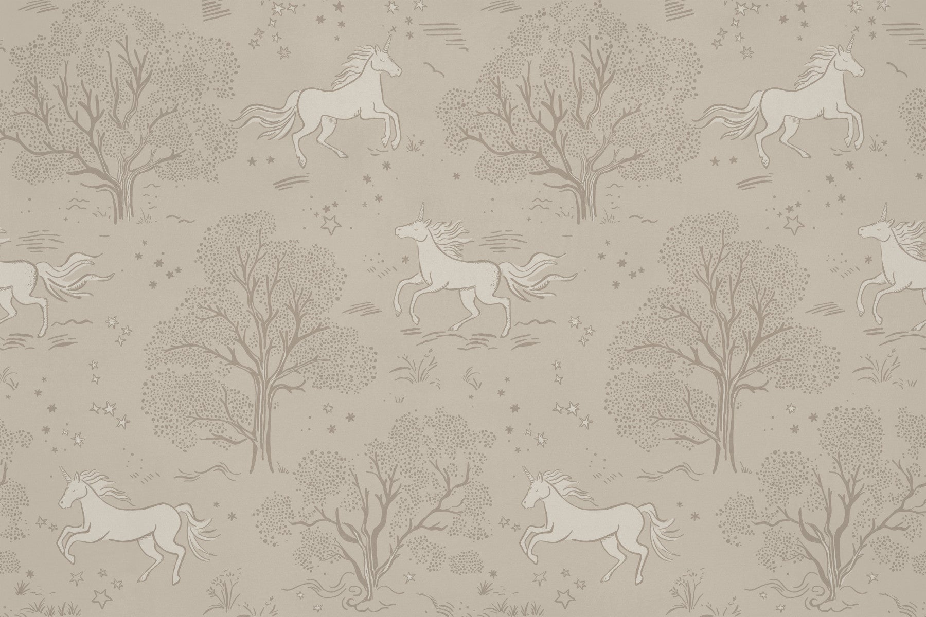 Paysage mural Magical Unicorn Dreamland - Sandstone