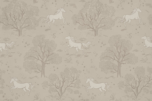 Magisches Einhorn-Traumland - Sandstein-Wandbild Wandbild