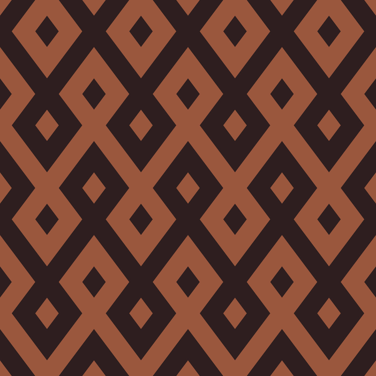 Papel tapiz con patrón geométrico de diamantes entrelazados⁠ in your room — zoomed