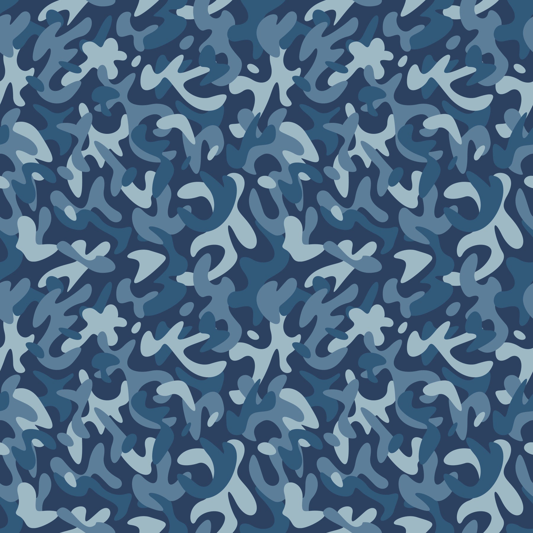 Papier peint à motif camouflage bleu marine nuit