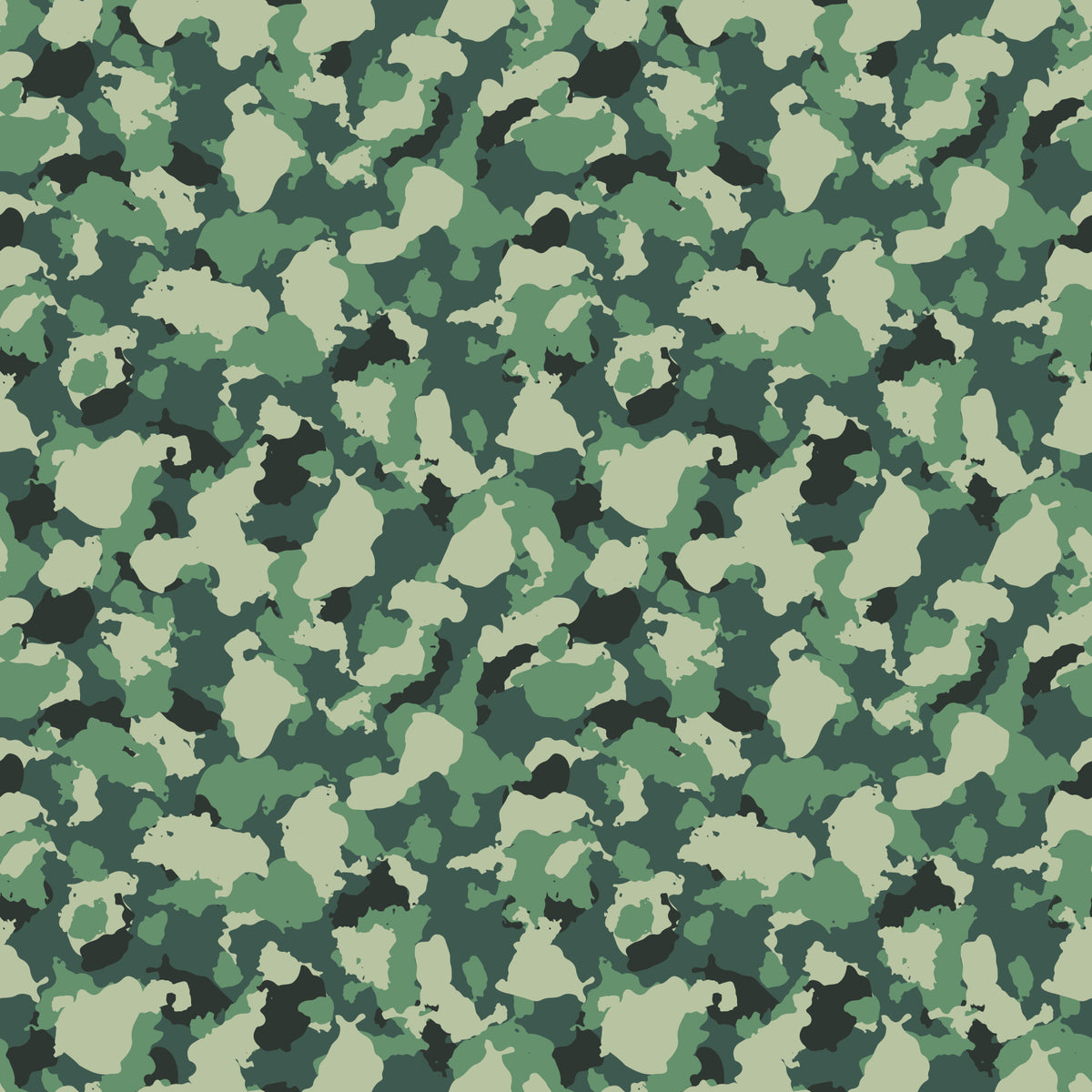 Abstrakt tapet med skovfarvet camouflagetekstur in your room — zoomed