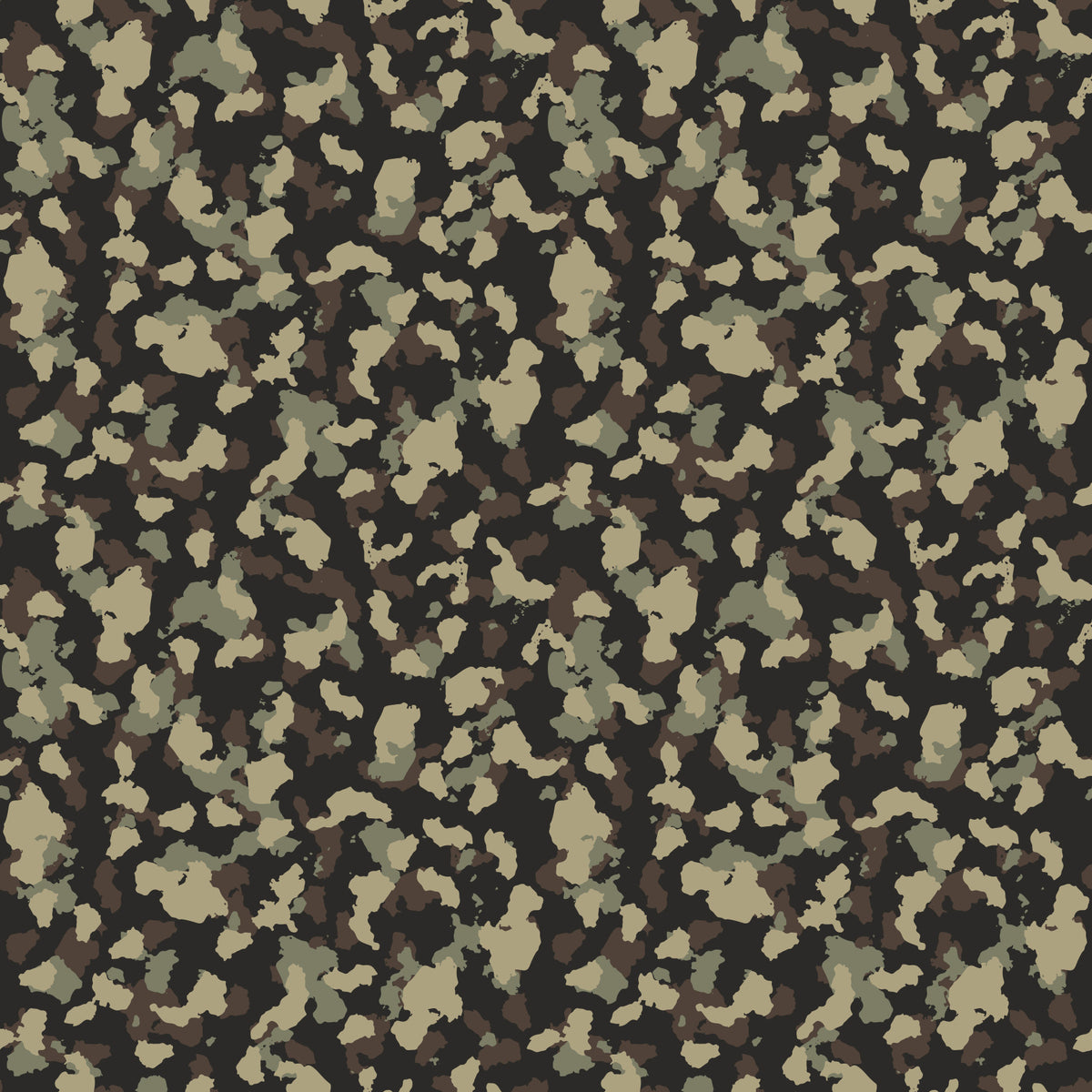 Papier peint à motif de camouflage forestier tactique⁠ in your room — zoomed