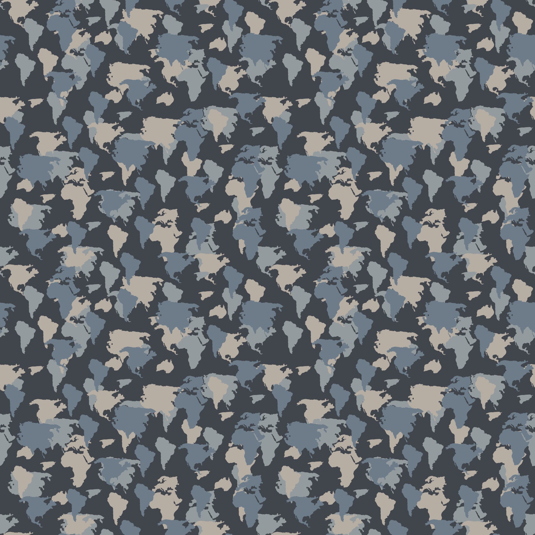 Modern Geographic Tonal Motif Wallpaper⁠