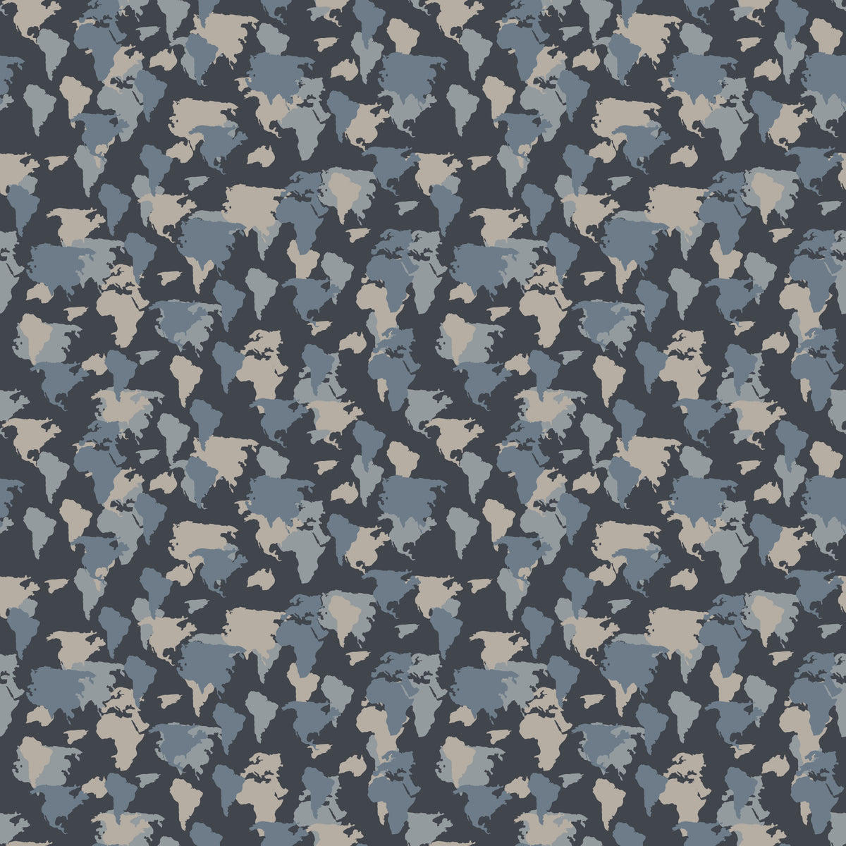 Modern Geographic Tonal Motif Wallpaper⁠ in your room